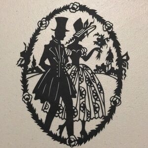 🔥ON SALE🔥Romance💖 Handmade PaperCut Silhouette Scherenschn…